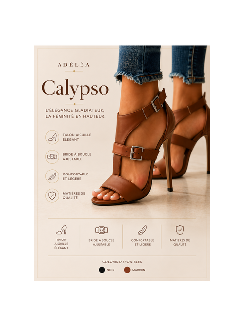 Calypso chaussure talon aiguille élégant Adéléa