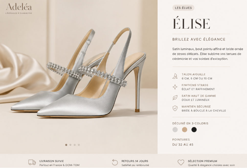 ÉLISE ADÉLÉ Chaussure à talon