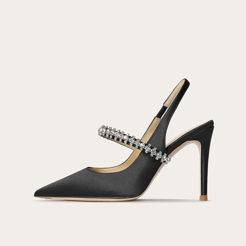 ÉLISE ADÉLÉ Chaussure à talon noir